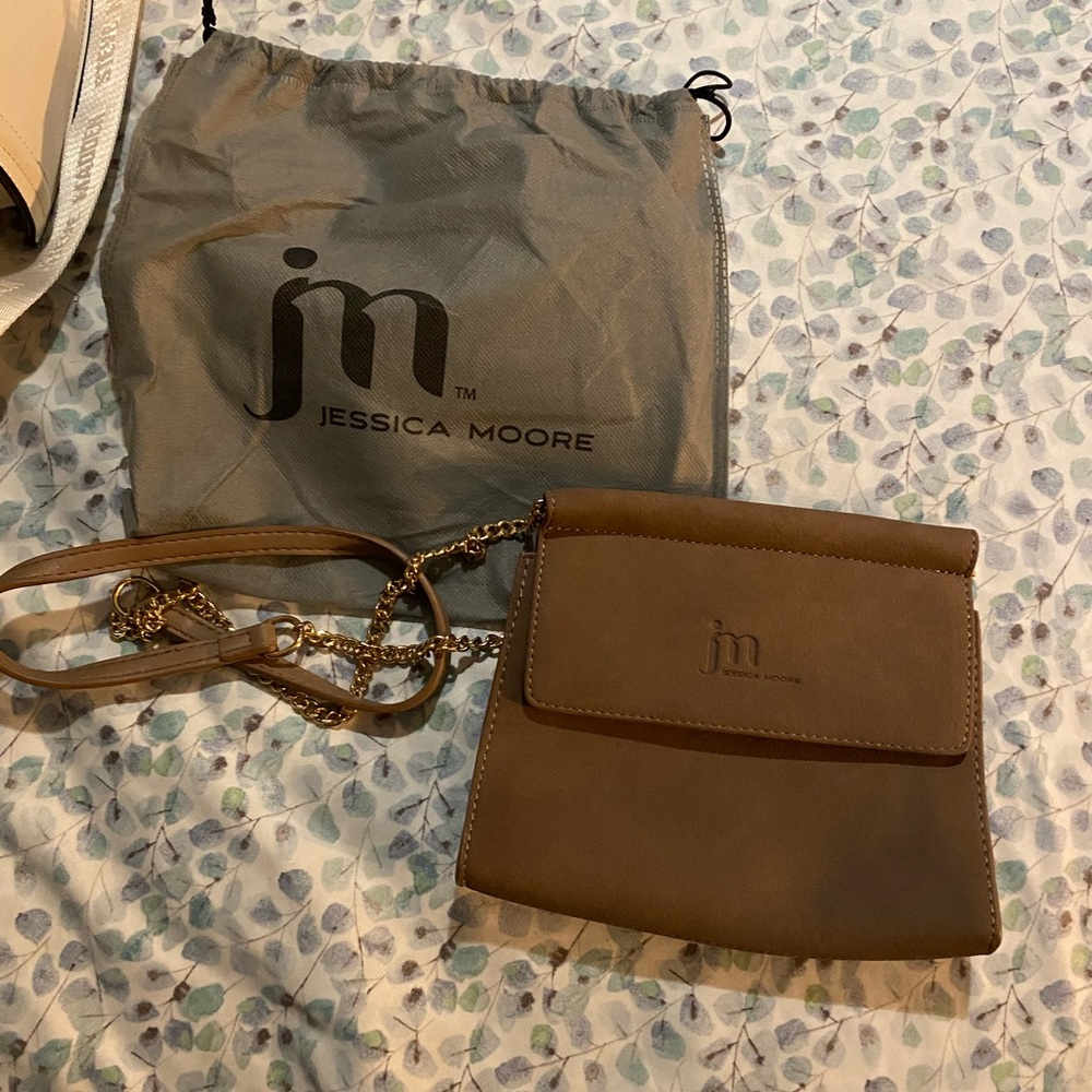 Brand new Jessica Moore crossbody clutch